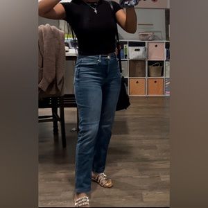 Celebrity Pink High Rise Straight Leg Mom Jeans